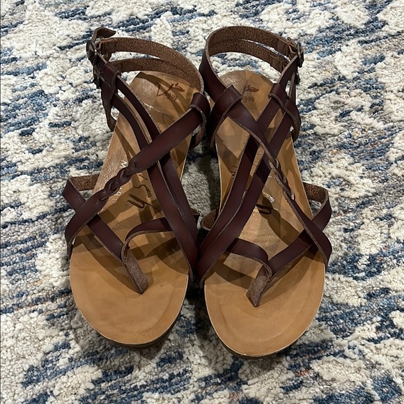 Blowfish Shoes - Women's Blowfish Gineh Brown Strappy Sandals